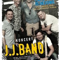 Plakat zawiera informację o koncercie JJ Band