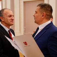Prezydent Miasta Puławy z nagrodzonym