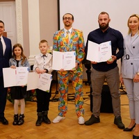 Prezydent Miasta Puławy, Radna Rady Miasta Puławy wraz z nagrodzonymi sportowcami