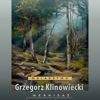 Obraz lasu, malarstwo Grzegorz Klinowiecki wernisaż 05.01.2024, godzina 17.00 Mediateka Puławy, ul. Wojska Polskiego 2
