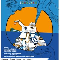 plakat POK Dom Chemika, spektakl Wiślana Opowieść